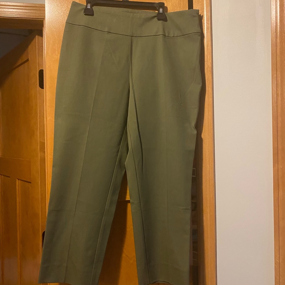 Boston proper side zip Capri